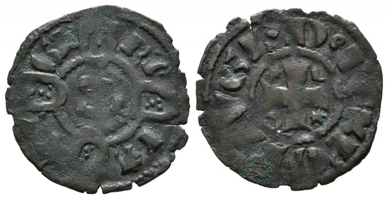 PORTUGAL. Dinheiro. (Ae. 0,54g/15mm). D. Dinis I (1279-1325). S/D. (Gomes 07.51)...