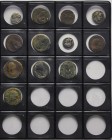 HISPANIA ANTIGUA e IMPERIO ROMANO. Conjunto formado por 12 monedas prerromanas y romanas en bronce y plata. Diferentes módulos y valores así como esta...