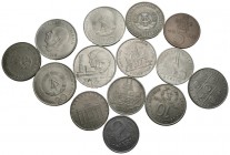 ALEMANIA ORIENTAL. Interesante conjunto formado por 14 monedas de diferentes módulos, fechas, materiales así como estados de conservación. Ninguna pie...