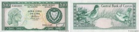 Country : CYPRUS 
Face Value : 10 Pounds  
Date : 01 juin 1985 
Period/Province/Bank : Central Bank of Cyprus 
Catalogue reference : P.48b 
Alphabet -...