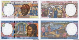 Country : CENTRAL AFRICAN STATES 
Face Value : 50000 et 10000 Francs Lot 
Date : 2000 
Period/Province/Bank : B.E.A.C. 
Department : Cameroun 
Catalog...