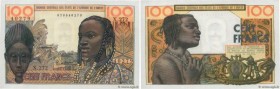Country : WEST AFRICAN STATES 
Face Value : 100 Francs  
Date : (1966) 
Period/Province/Bank : B.C.E.A.O. 
Department : Afrique Occidentale Française ...