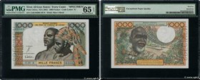 Country : WEST AFRICAN STATES 
Face Value : 1000 Francs Spécimen 
Date : (1965) 
Period/Province/Bank : B.C.E.A.O. 
Department : Côte d'Ivoire 
Catalo...