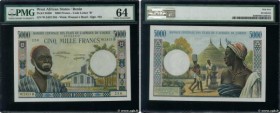 Country : WEST AFRICAN STATES 
Face Value : 5000 Francs  
Date : (1970) 
Period/Province/Bank : B.C.E.A.O. 
Department : Bénin 
Catalogue reference : ...