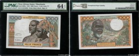 Country : WEST AFRICAN STATES 
Face Value : 1000 Francs  
Date : 20 mars 1961 
Period/Province/Bank : B.C.E.A.O. 
Department : Mauritanie 
Catalogue r...