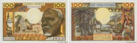 Country : EQUATORIAL AFRICAN STATES (FRENCH) 
Face Value : 100 Francs  
Date : (1963) 
Period/Province/Bank : B.C.E.A.E. 
Department : Tchad 
Catalogu...