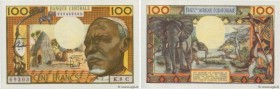 Country : EQUATORIAL AFRICAN STATES (FRENCH) 
Face Value : 100 Francs  
Date : (1963) 
Period/Province/Bank : B.C.E.A.E. 
Department : Congo 
Catalogu...