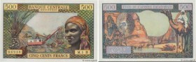 Country : EQUATORIAL AFRICAN STATES (FRENCH) 
Face Value : 500 Francs  
Date : (1963) 
Period/Province/Bank : B.C.E.A.E. 
Department : République Cent...