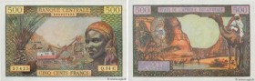 Country : EQUATORIAL AFRICAN STATES (FRENCH) 
Face Value : 500 Francs  
Date : (1963-1965) 
Period/Province/Bank : B.C.E.A.E. 
Department : Congo 
Cat...