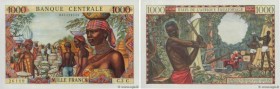 Country : EQUATORIAL AFRICAN STATES (FRENCH) 
Face Value : 1000 Francs  
Date : (1963) 
Period/Province/Bank : B.C.E.A.E. 
Department : Congo 
Catalog...