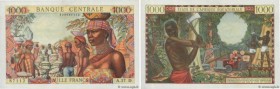 Country : EQUATORIAL AFRICAN STATES (FRENCH) 
Face Value : 1000 Francs  
Date : (1962-1965) 
Period/Province/Bank : B.C.E.A.E. 
Department : Gabon 
Ca...