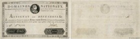 Country : FRANCE 
Face Value : 200 Livres filigrane 1792  
Date : 30 avril 1792 
Period/Province/Bank : Assignats 
Catalogue reference : Ass.29b 
Addi...
