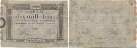 Country : FRANCE 
Face Value : 10000 Francs  
Date : 07 janvier 1795 
Period/Province/Bank : Assignats 
Catalogue reference : Ass.52a 
Additional refe...