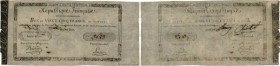 Country : FRANCE 
Face Value : 25 Francs  
Date : 1799 
Period/Province/Bank : Assignats 
Catalogue reference : Laf.219 
Additional reference : P.A131...