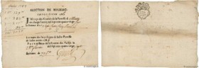 Country : FRANCE regionalism and miscellaneous 
Face Value : 705 Livres  
Date : 28 février 1787 
Period/Province/Bank : Documents et Précurseurs 
Dep...