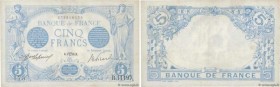 Country : FRANCE 
Face Value : 5 Francs BLEU  
Date : 04 avril 1916 
Period/Province/Bank : Banque de France, XXe siècle 
Catalogue reference : F.02.3...