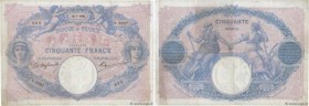 Country : FRANCE 
Face Value : 50 Francs BLEU ET ROSE  
Date : 18 juillet 1901 
Period/Province/Bank : Banque de France, XXe siècle 
Catalogue referen...