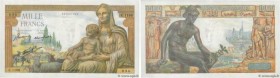 Country : FRANCE 
Face Value : 1000 Francs DÉESSE DÉMÉTER  
Date : 20 août 1942 
Period/Province/Bank : Banque de France, XXe siècle 
Catalogue refere...