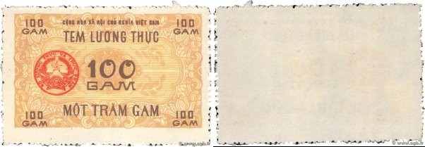 Country : VIETNAM 
Face Value : 100 Gam  
Date : (1970) 
Period/Province/Bank : ...