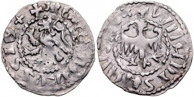 Władysław Jagiełło 1386-1434, Kwartnik ruski, Av.: Orzeł, RV.: Lew.