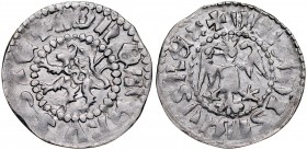 Władysław Jagiełło 1386-1434, Kwartnik ruski, Av.: Orzeł, RV.: Lew.