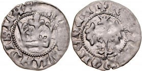Władysław Jagiełło 1386-1434, Półgrosz, Kraków, Av.: Korona, Rv.: Orzeł jagielloński.