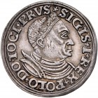 Zygmunt I Stary 1506-1548, Trojak 1532, Toruń.
