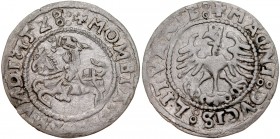 Zygmunt I Stary 1506-1548, Półgrosz 1528, Wilno.