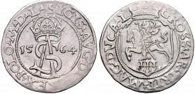 Zygmunt II August 1545-1572, Trojak 1564, Wilno.