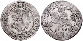 Zygmunt II August 1545-1572, Grosz na stopę litewską 1546, Wilno.