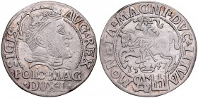 Zygmunt II August 1545-1572, Grosz na stopę polską 1547, Wilno.