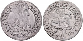Zygmunt II August 1545-1572, Grosz na stopę polską 1566, Wilno.