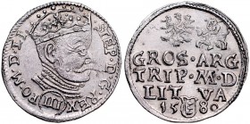 Stefan Batory 1576-1586, Trojak 1580, Wilno.