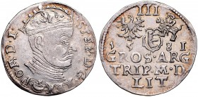 Stefan Batory 1576-1586, Trojak 1581, Wilno.