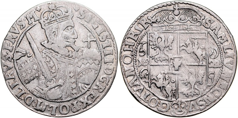 Zygmunt III 1587-1632, Ort 1622, Bydgoszcz. Kop. 1278, Gum. 1176, Szatalin BD22-...