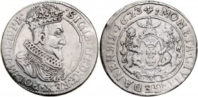 Zygmunt III 1587-1632, Ort 1623, Gdańsk. RRR.