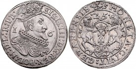 Zygmunt III 1587-1632, Ort 1625, Gdańsk.