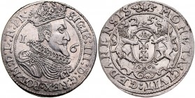 Zygmunt III 1587-1632, Ort 1625, Gdańsk.