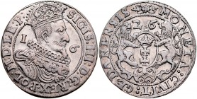 Zygmunt III 1587-1632, Ort 1626, Gdańsk.