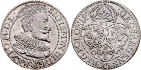 Zygmunt III 1587-1632, Szóstak 1596, Malbork.