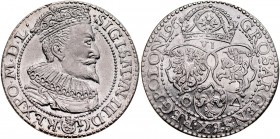 Zygmunt III 1587-1632, Szóstak 1596, Malbork.