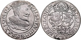 Zygmunt III 1587-1632, Szóstak 1596, Malbork.