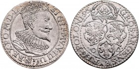 Zygmunt III 1587-1632, Szóstak 1596, Malbork.