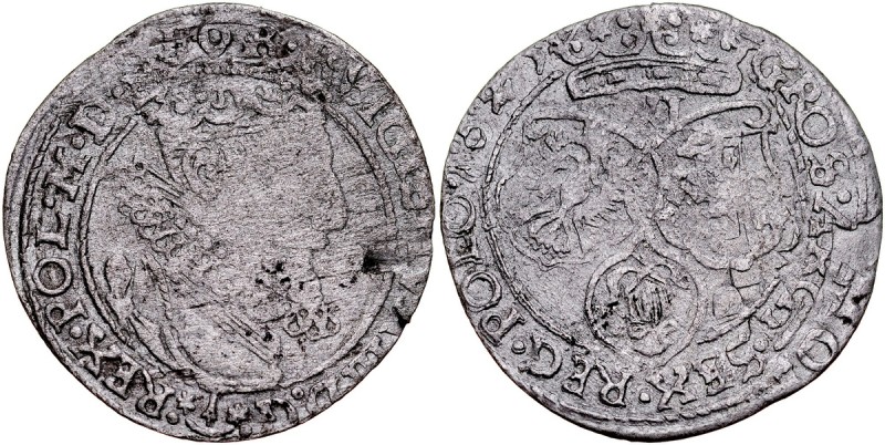 Zygmunt III 1587-1632, Imitacja, Szóstak 1623?. imitacja szóstaka koronnego wyko...