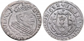 Gustaw II Adolf 1626-1632, Grosz 1632, Elbląg. RRR