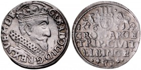 Gustaw II Adolf 1626-1632, Trojak 1632, Elbląg.