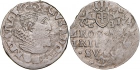 Gustaw II Adolf 1626-1632, Trojak 1633, Elbląg.