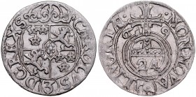 Karol XI 1660-1697, Półtorak 1669, Ryga.