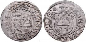 Krystyna 1632-1654, Półtorak 1648, Ryga.