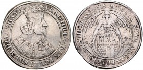 Władysław IV 1632-1648, Talar 1645, Toruń. RRR.